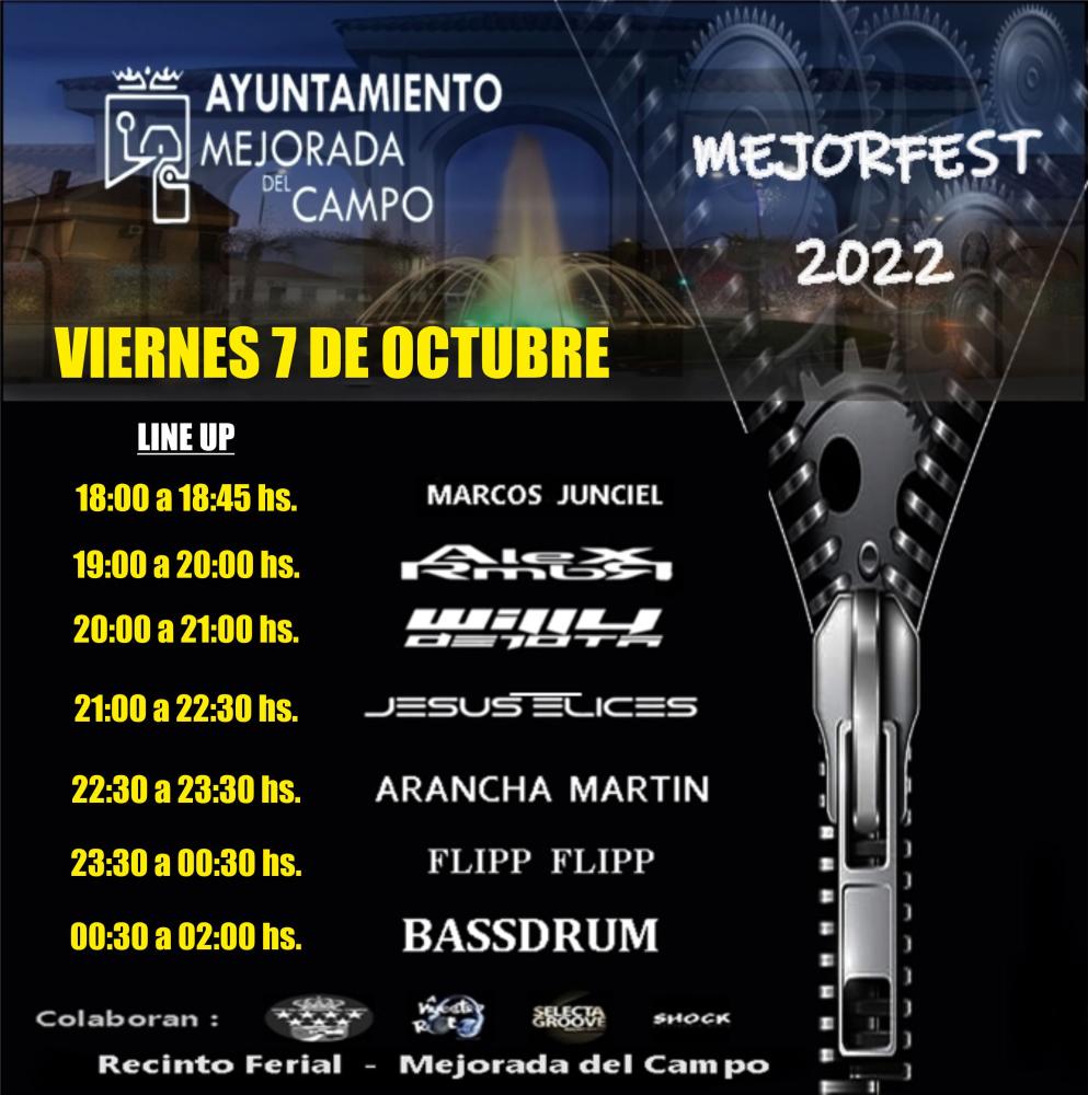 Imagen Festival MejorFest, viernes 7 en el Recinto Ferial