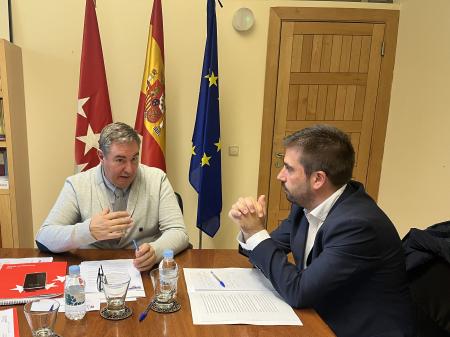 Imagen El alcalde de Mejorada del Campo se reúne con el viceconsejero de Presidencia de la Comunidad de Madrid